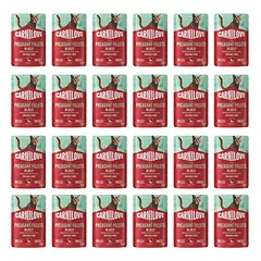 CARNILOVE Cat Pouch Jelly Pheasant 24 × 85 g – fazanienos filė su aviečių lapais, drėgnas ėdalas katėms želėje