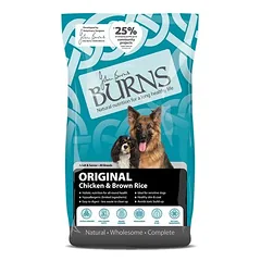 Burns Adult & Senior Original su vištiena ir rudaisiais ryžiais, sausas maistas šunims — 2 nuotrauka