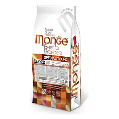 Monge Natural Superpremium All Breeds Adult Salmon & Rice sausas maistas šunims