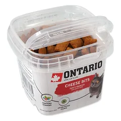 ONTARIO SNACK CHEESE BITS SKANĖSTAS KATĖMS su taurinu 75G