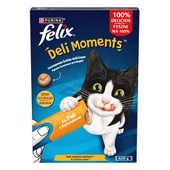 FELIX DeliMoments Chicken 4x10g su vištiena, kreminiai užkandžiai katėms