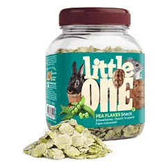Little One žirnių dribsniai skanėstai graužikams, 230 g