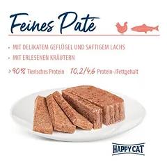 Happy Cat Minkas Duo švelnus paštetas, drėgnas maistas katėms — 3 nuotrauka