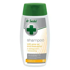 DERMAPHARM Dr. Seidel Šampūnas su derva ir biosiera 220 ml nuo seborėjos