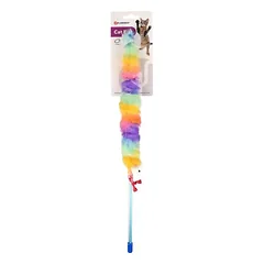 Flamingo Cat Yowly Dangler Caterpillar - pūkuota, traškanti vikšro lazdelė katėms — 2 nuotrauka