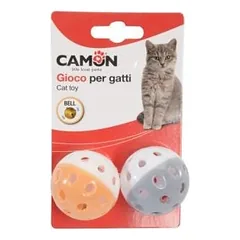 Camon kamuoliukai su varpeliu katėms, 2 vnt.