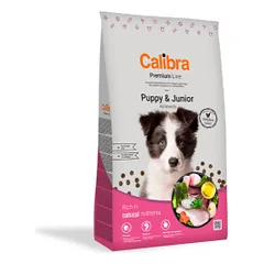 Calibra Dog Premium Puppy & Junior sausas maistas šuniukams, 12 kg