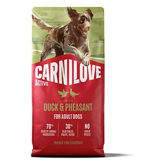 Carnilove Dog Active Adult Duck & Pheasant 12 kg