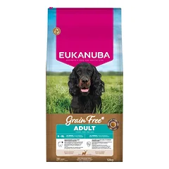 EUKANUBA Grain Free Adult Venison 12 kg bezzbóżinė sausainė šunims su elniena