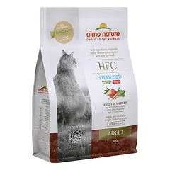 Almo Nature HFC Cat Adult sausas maistas suaugusioms katėms su jautiena, 1,2 kg