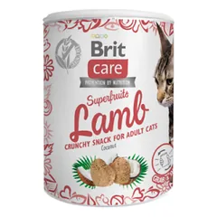Brit Care Cat Snack Superfruits Lamb 100g parduotuvėje mumbo.lt