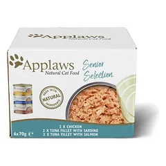 APPLAWS Cat Senior MIX selection 6 x 70 g