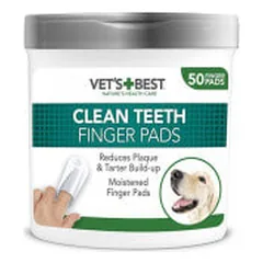 Vet's Best Clean Teeth servetėlės dantims valyti augintiniams nuotrauka