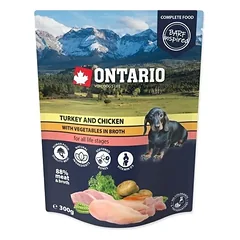 Ontario Kalakutiena, Vištiena ir Daržovės sultinyje 300g