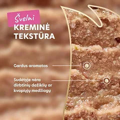 DELICKCIOUS kreminiai skanėstai su ėriena ir ryžiais suaugusioms katėms (4x15 g), 60 g — 4 nuotrauka