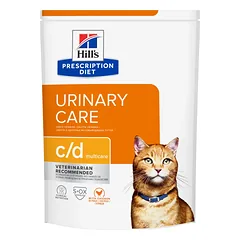 Hill’s Prescription Diet Feline c/d Chicken Sausas maistas katėms šlapimo takų sveikatingumui (su vištiena) 400 g