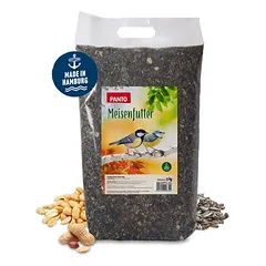 PANTO Meisenfutter - Wildvogelfutter mit Erdnüssen und Sonnenblumenkernen
