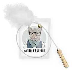 Kater Kasimir Katzenangel mit Federn