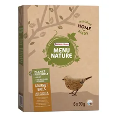 VERSELE-LAGA Meniu Nature Riebalų rutuliukai laukiniams paukščiams su riešutais ir saulėgrąžomis 540g