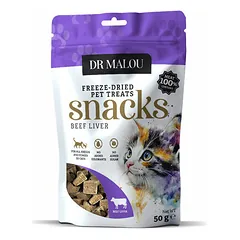 Dr Malou Cat liofilizuotos jautienos kepenėlės, skanėstai katėms 50 g — 3 nuotrauka