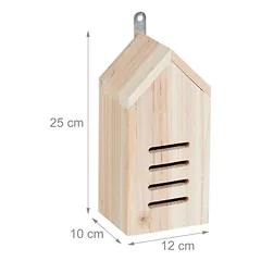 Vabzdžių viešbutis 25x12x10cm., šviesiai rudos spalvos — 4 nuotrauka
