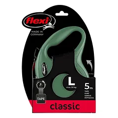FLEXI pavadėlis šuniui Classic L Tape juostinis 5m, alyvuogių žalia — 2 nuotrauka