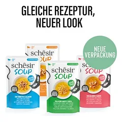 Schesir Cat Soup drėgnas maistas katėms, ekonominė pakuotė 24 x 40 g — 5 nuotrauka