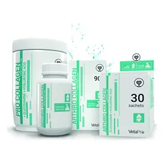 Arthro Collagen Maisto papildai su kolagenu šunims ir katėms sąnarių apsaugai 3g x 30