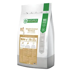 Nature's Protection visų veislių suaugusių sterilizuotų šunų sausas pašaras svoriui kontroliuoti, su paukštiena ir kriliu, 12 kg — 2 nuotrauka