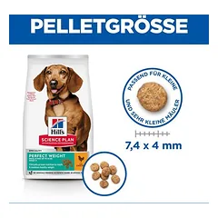 Hill's Science Plan Perfect Weight Adult 1+ Small & Mini su vištiena, sausas maistas šunims, 5 - 9,9 kg — 5 nuotrauka