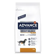 Advance Veterinary Diets Weight Balance Mini visavertis sausas maistas suaugusiems šunims su antsvoriu, 1.5 kg