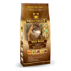 WOLFSBLUT Adult Wild Boar sausas maistas šunims su šerniena, 2 kg