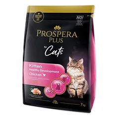 Prospera Plus Kitten Chicken Healthy Development sausas maistas kačiukams su vištiena sveikai raidai, 7 kg