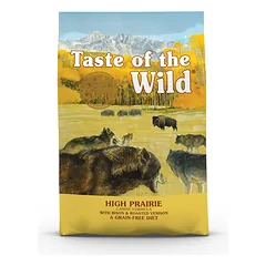 TASTE OF THE WILD High Prairie 2x5,6 kg su bizonu ir keptu elniu
