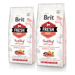 BRIT Fresh beef with pumpkin puppy large 24 kg (2 x 12 kg)