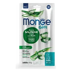 Monge Dog Gift Sticks Skin Support Rich in Fresh Salmon with Aloe 45 g