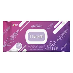Record drėgnos servetėlės 20 x 30 cm su levandomis, 40 vnt. parduotuvėje groomerpro.eu
