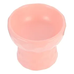 Yiankon Haustiere Erhöhter Futternapf Keramik 250ml Rosa