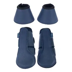 Nomad Tales Set Gamaschen & Hufglocken aus Kunstleder