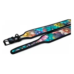 Fleksas platus, medžiaginis antkaklis su metaline sagtimi, 30–35 cm — 4 nuotrauka